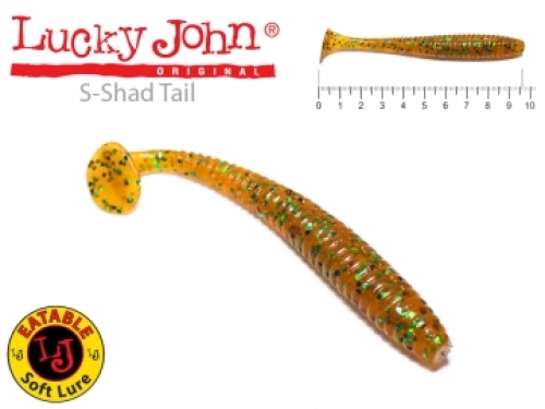 Силикон Lucky John S-Shad Tail 3.8" col.PA19